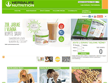 Tablet Screenshot of herbalife-bih.com